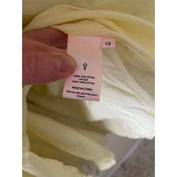 NWT Selkie The Fantasy Ballroom Skirt Long Floral Cottage Core Coquette Silk 1X - Picture 9 of 10